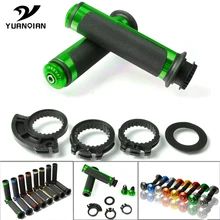 Мотоцикл 7/" 22 мм руль ручные ручки для KAWASAKI NINJA 250R ZX6R 636 ZX6RR ZX10R ZX7R ZX9R ZX12R ZX14R