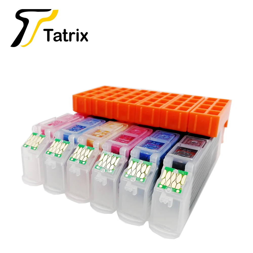 Tatrix для Epson 6PK T2771 T2776 чернильный картридж принтера Expression фото графический планшет