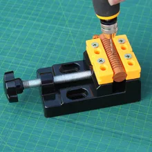 Портативный Зажим для резьбы 57 мм многофункциональные плоскогубцы мини тиски из алюминиевого сплава настольные тиски Wenwan фиксированный крепеж инструмент Горячая Распродажа