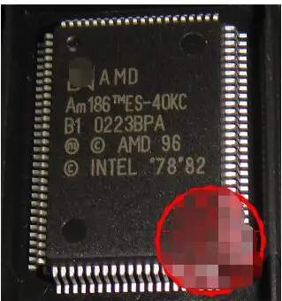 

IC NEW 100% AM186ES-40KC
