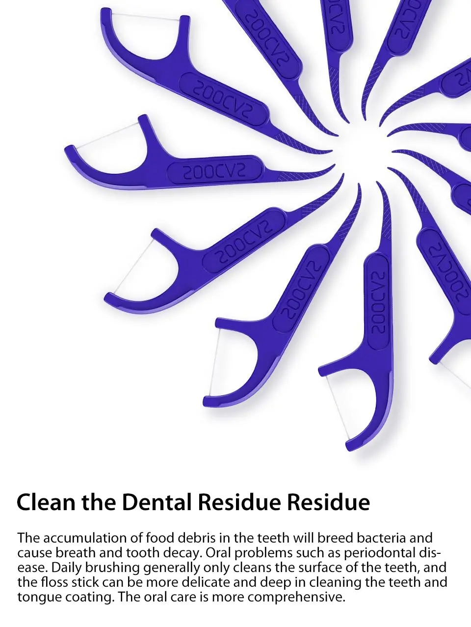 Original Xiaomi Mijia 50pcsbox Daily Tooth Cleaning Professional Dental Floss (2)