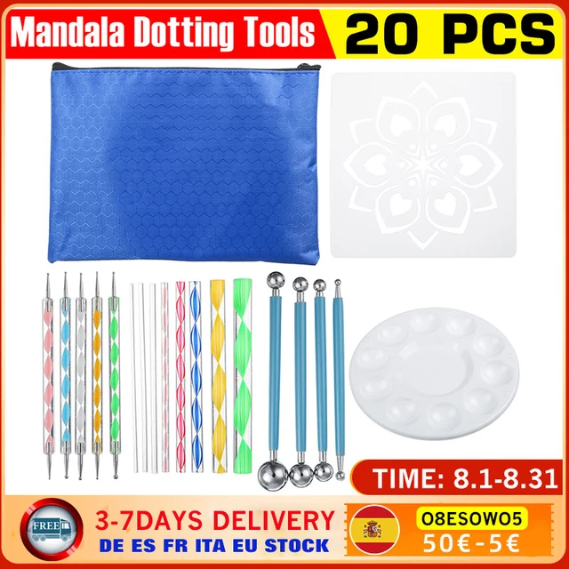 25pcs/set Mandala Dotting Tools for Painting Rock Stone Pen Paint