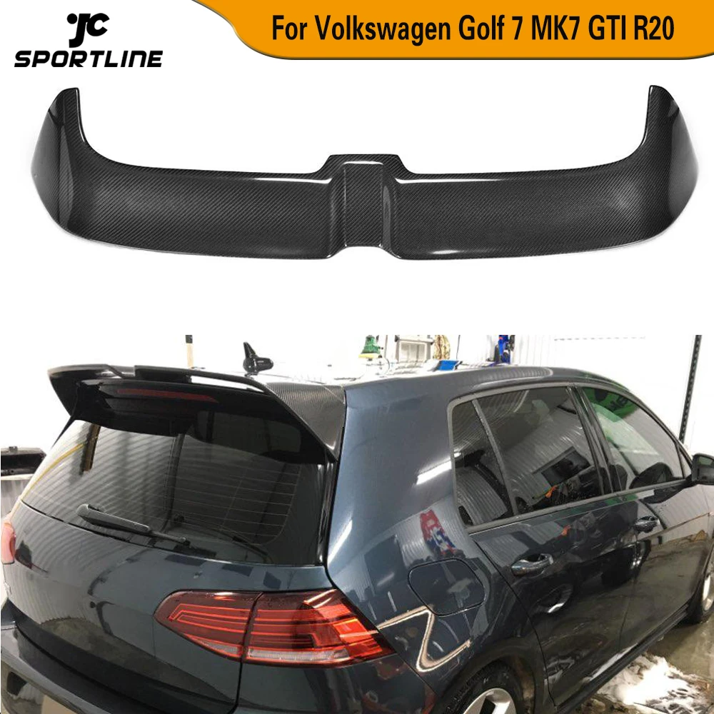 Спойлер на крышу заднего багажника из углеродного волокна/АБС для Volkswagen VW Golf 7 5 VII