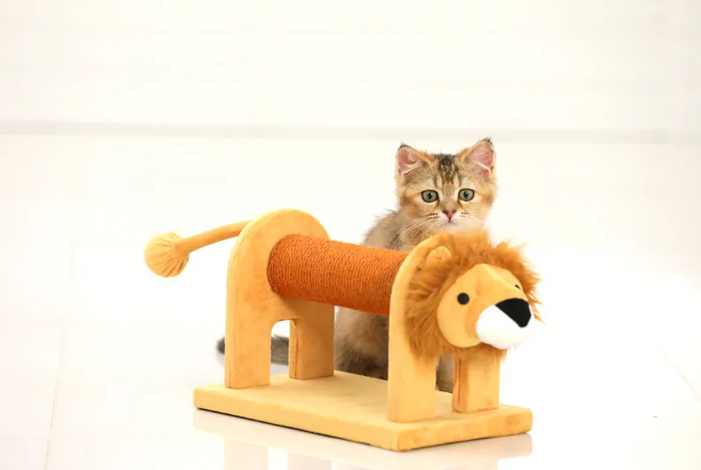 Cute Sisal Animal Style Cat Tree Tower,