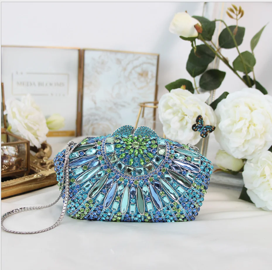 Azul Cielo Carteras Azules De Fiesta Clutch Bag Carteras Fiesta