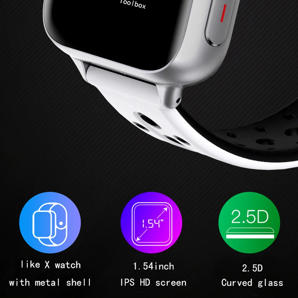 Модные Bluetooth Смарт часы Телефон Мат gps сенсорный экран для IOS Android iPhone