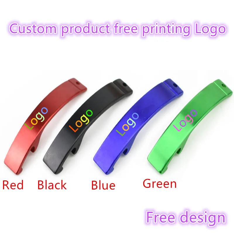 200pcs customize products Free print logo curve Metal aluminum Bottle Opener Key Ring Chain Beer Bar Tool Claw Gift laser LOGO | Канцтовары