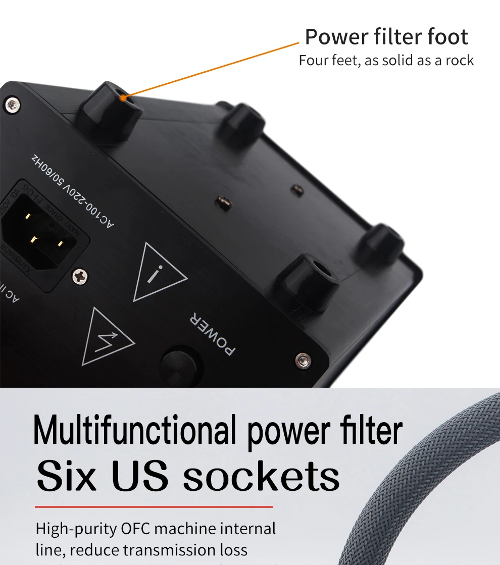 Audio Power Filter US Plug
