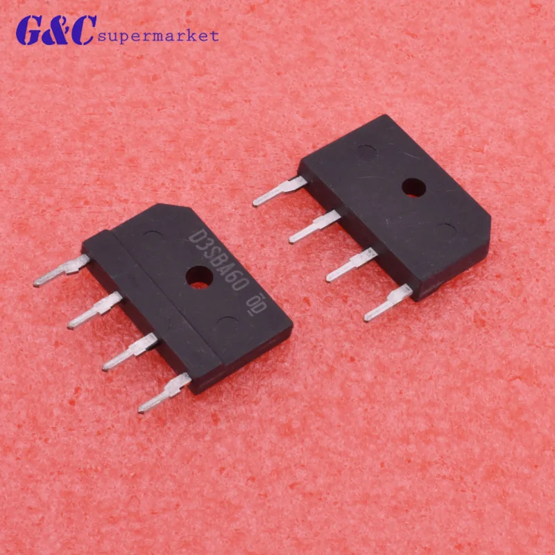 

5/10PCS D3SBA60 D3SBA Bridge Rectifier 600V 4A Encapsulation:SIP-4