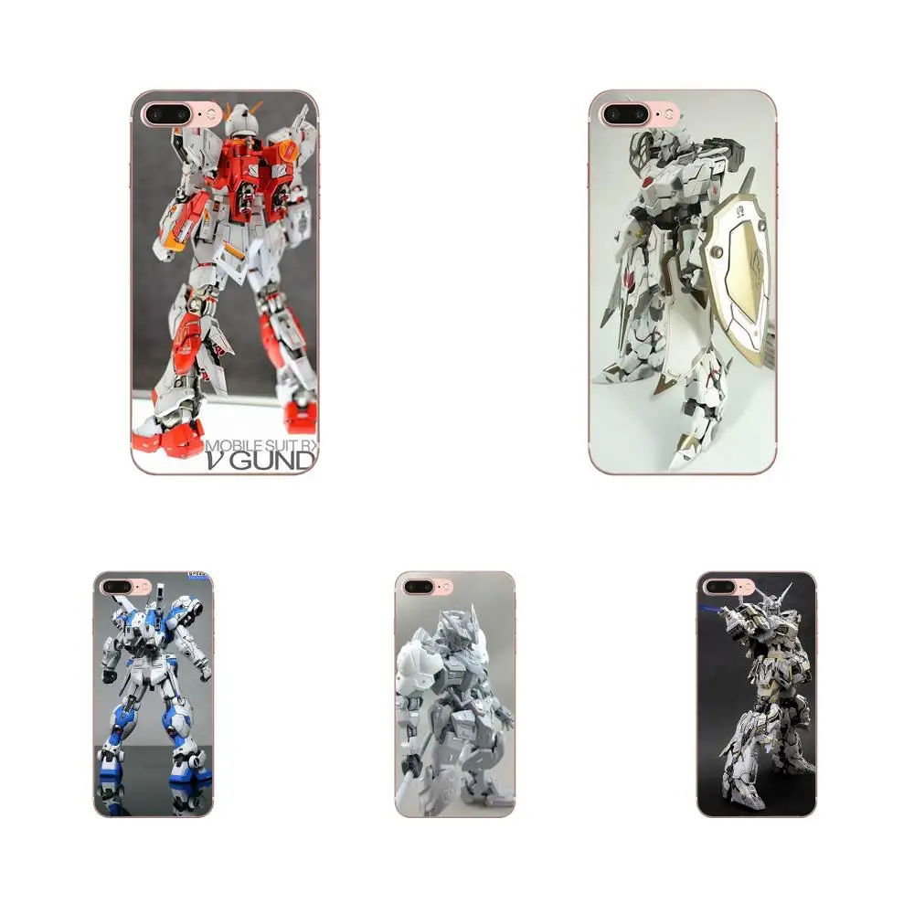 ТПУ дизайн Аниме Gundam Rx Illust игрушка космическое искусство для Apple iPhone 11 Pro X XS Max XR 4 4S