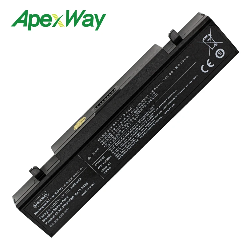 Apexway аккумуляторная батареядля ноутбука samsung AA-PB9NC6B AA-PB9NC6W AA-PB9NS6B AA-PB9NS6W AA-PL9NC6B Q320 R428 R429 R468 R580 R420 R522