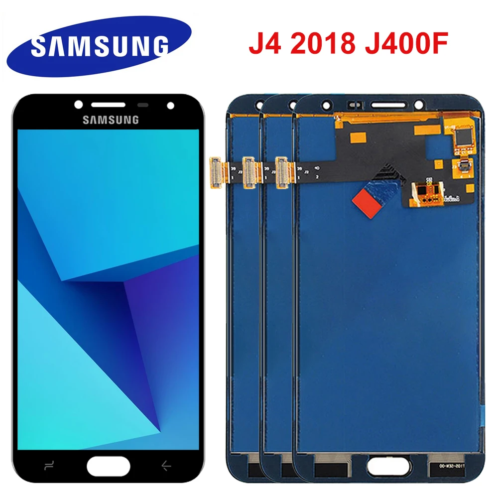 3 шт./Лот ЖК дисплей с сенсорным экраном и дигитайзером в сборе для Samsung Galaxy J4 J400 J400F