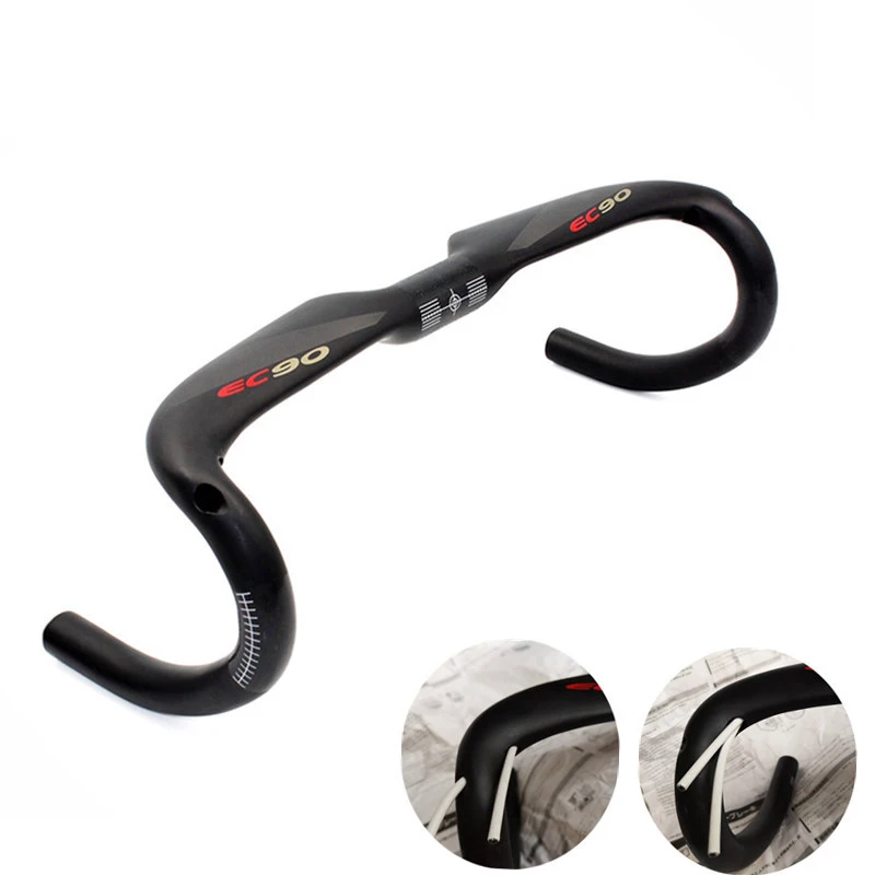 

1x EC90 UD Full Carbon Fibre Road Bike Drop Handlebar Handle Bars 420mm Fitting