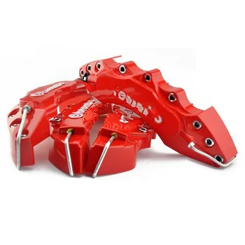 

50/100 Kits Car Disc Brake Caliper Cover 3D Word Red Brake Cover Car Universal Kit for Bremb o Free Shipping With Fast Shipping
