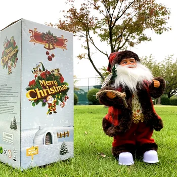 

Dancing Singing Santa Christmas Decorations Christmas Toy Doll Battery Operated Musical Moving Figure TP899