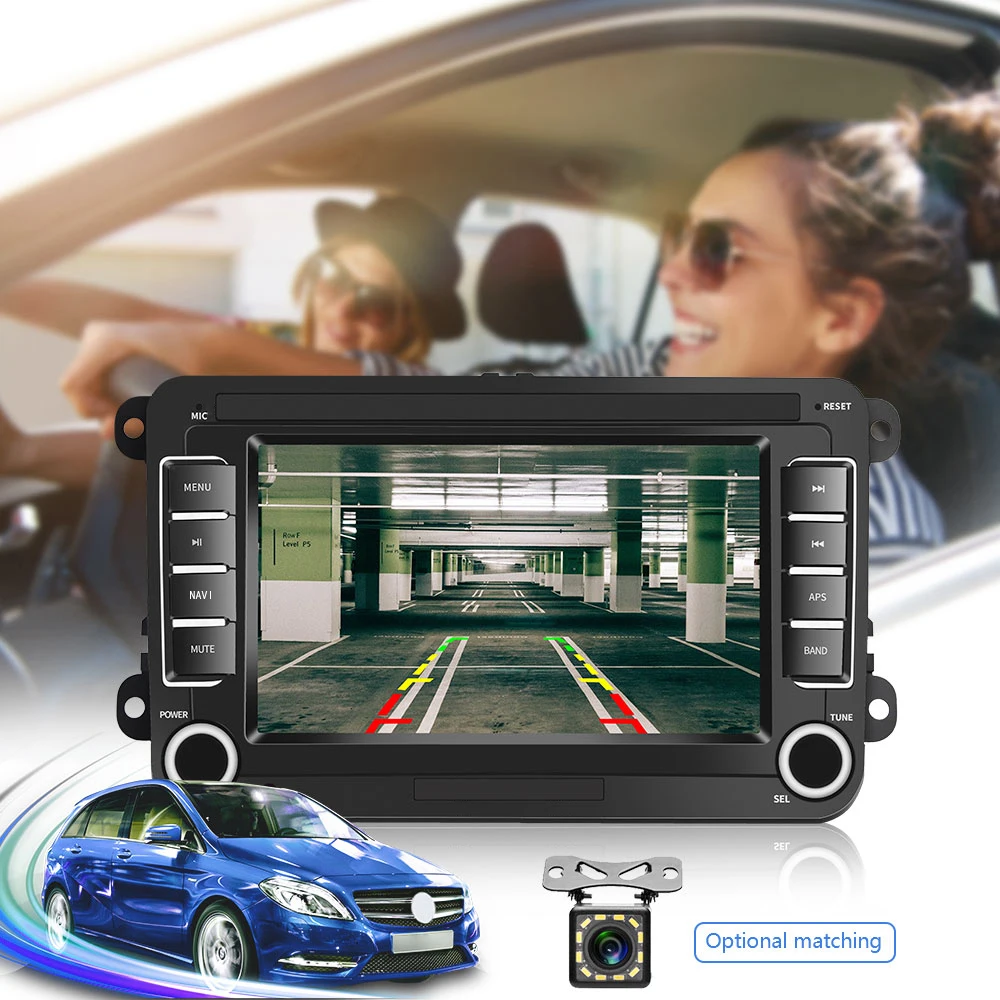 LeeKooLuu 2 Din Android автомобильный радиоприемник для Volkswagen Skoda VW Passat B6 Polo Golf Touran Jetta Caddy T5 Tiguan Bora Автомобильный мультимедийный