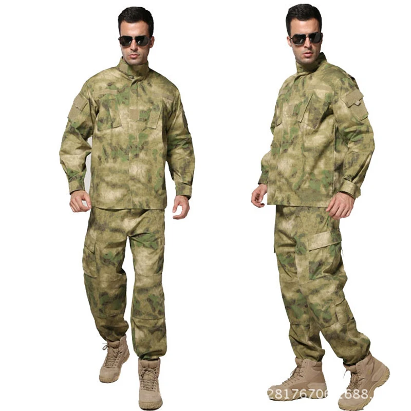 Camouflage set8 10 видов цветов, новинка, Мужская Военная униформа, Армейская, тактическая, военная, солдатская, для улицы, Боевая, ACU, камуфляжная, специальная одежда, штаны, макси, XS~ 2XL - Цвет: Camouflage set8
