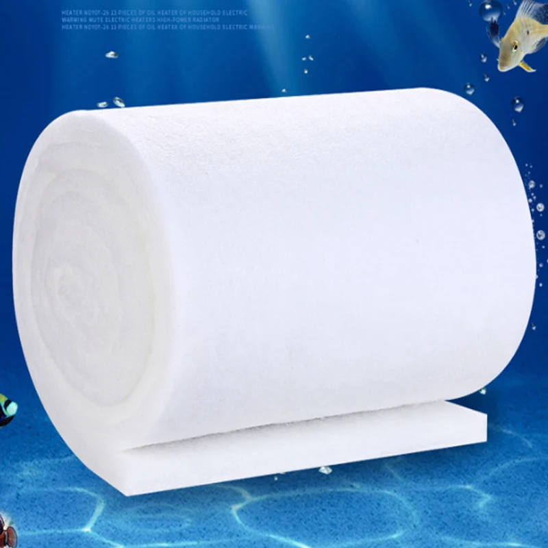 White Aquarium Fish Tank Super Thick Biochemical Cotton Filter Pad Mat Media Sponge Fish Tank Fiber Bio Foam Filter 5 Sizes