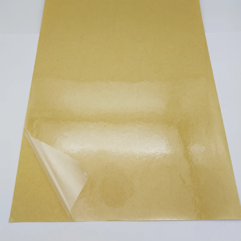 Lot de 25 feuilles de papier autocollant 100 % vinyle imperméable pour  imprimante laser A4 Format A4 Imprimable Transparent Film autocollant :  : Fournitures de bureau