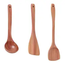 1 шт. деревянная Лопата для антипригарная сковорода деревянная кухонная ложка инструмент деревянная лопатка кухонная посуда Кухня аксессуары