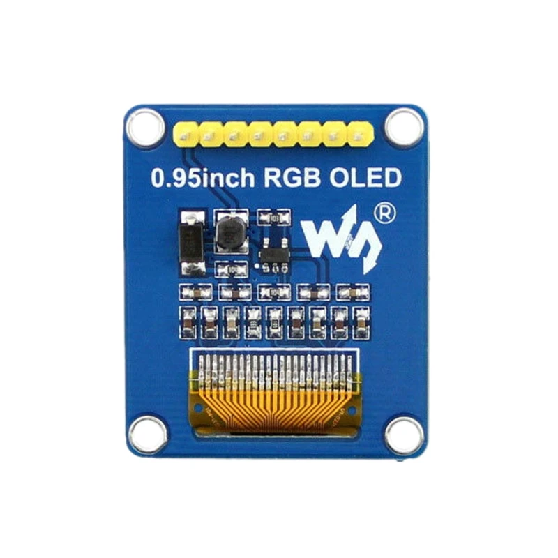 Waveshare 0,95 дюймовый дисплейный модуль OLED RGB(B) модуль с SSD1331 чип драйвера 96x64 Разрешение SPI IEC с прямым/вертикальным Pinheader