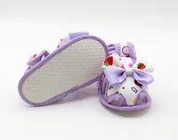 Baby Girl Sandals Newborn Infant Baby Girls Summer Bow Soft Sole Toddler Anti-slip Shoes Sandals Shoes For Newborns Sandalias 6