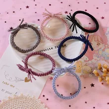 new Fashion Twist style elastic hair bands girls ponytail holder head rope hair 20pcs/lot hair accessories for women sets