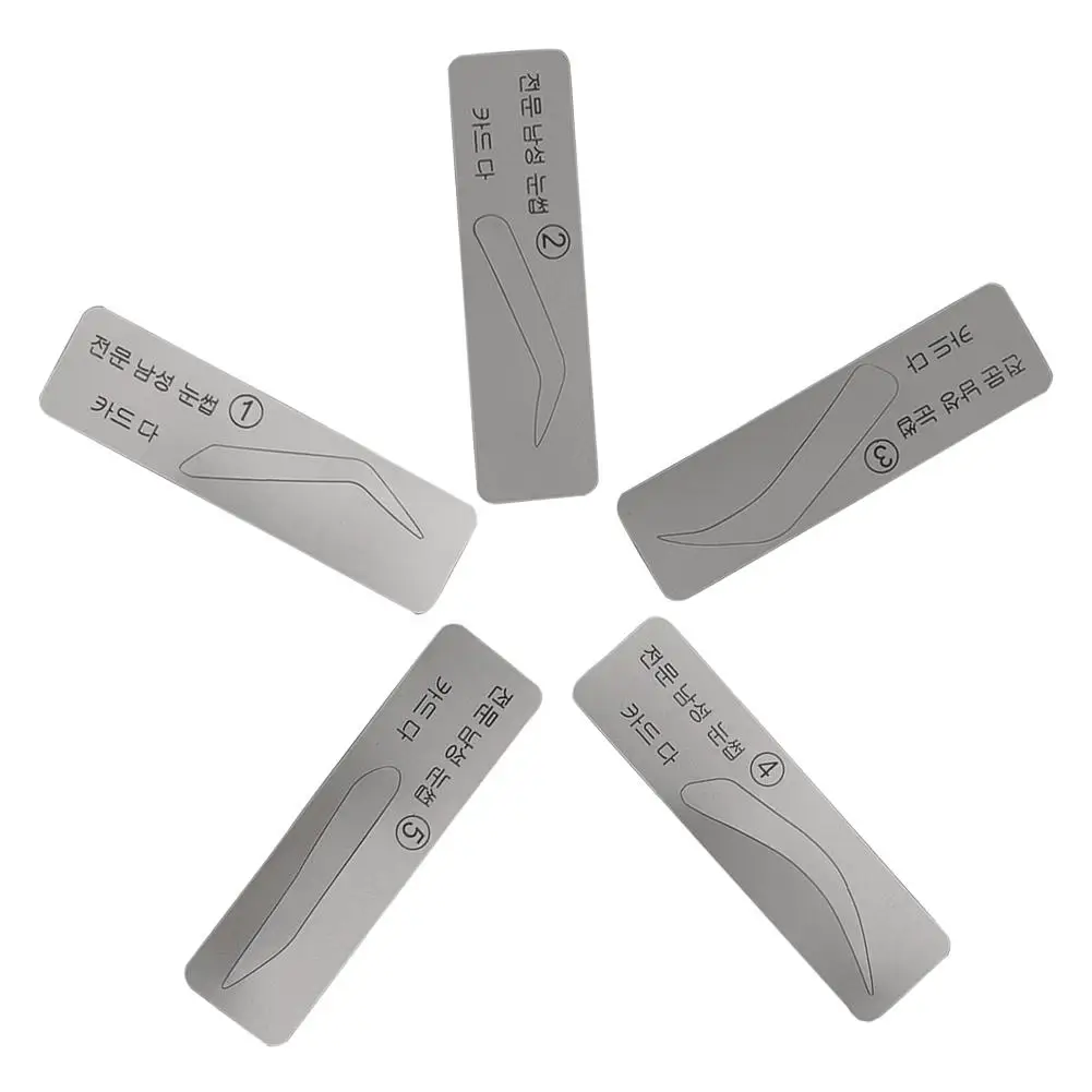 

5pcs fashion eyebrows template stickers mold makeup eyebrows template shaping tools eyebrows guide template DIY beauty tool 30P