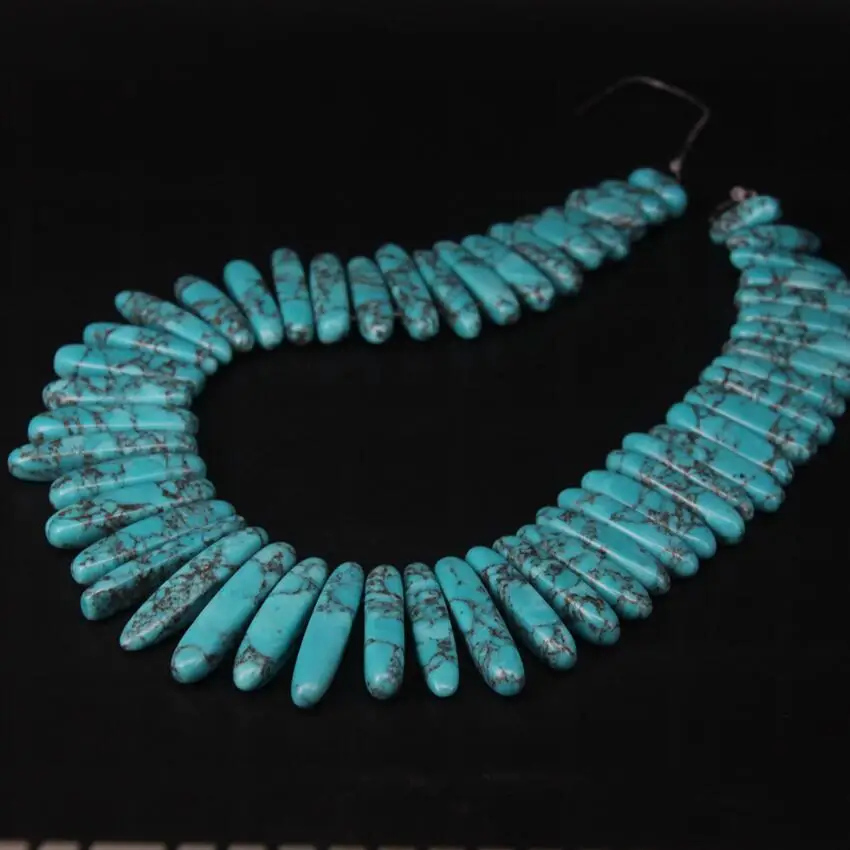 Бусины Из Императорского камня Howlite Emperor Jaspers 15 5 дюймов|Бусины| |