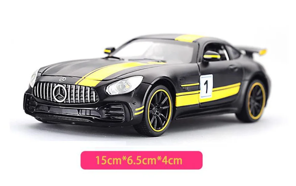 Горячая литая модель автомобиля 1:32 AMG GT детские металлические игрушки для автомобиля Детские колеса на день рождения рождественские подарки