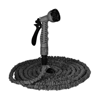 

25ft-200ft garden hose expandable magic flexible water hose eu hose plastic hoses pipe with spray gun for irrigation black new