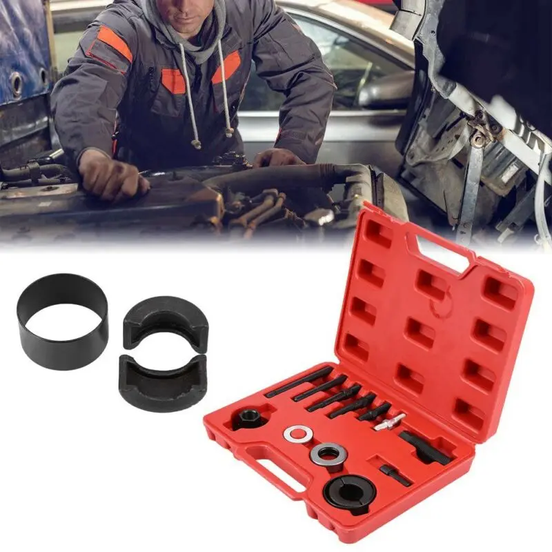 

1 set Alloy Steel Power Steering Pump Puller Pulley Remover Installer Tool Kit Remover with red box