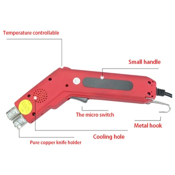 

250w Electric Styrofoam Cutter Hot Knife Styro Foam Cutting Knife Tools Portable Professional Foam Blades Hot Cutter