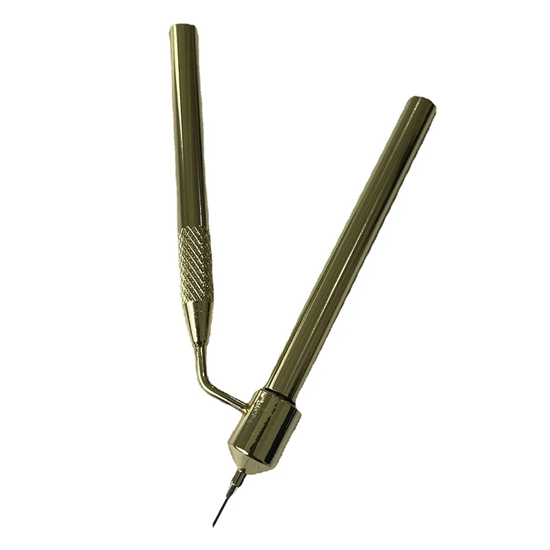 

Metal Scratcher Paint Fluid Pen Paintbrush Touch up Gold 0.5/0.7mm TIP Detailing Precision Fineline Applicator Pen for Writer