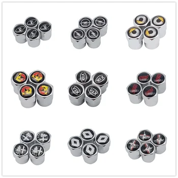 

100pcs Aluminum Wheel Tire Valve Caps for Toyota Corolla Avensis Yaris Rav4 Auris Prius Fiat Punto 500 Stilo Bravo Grande Punto