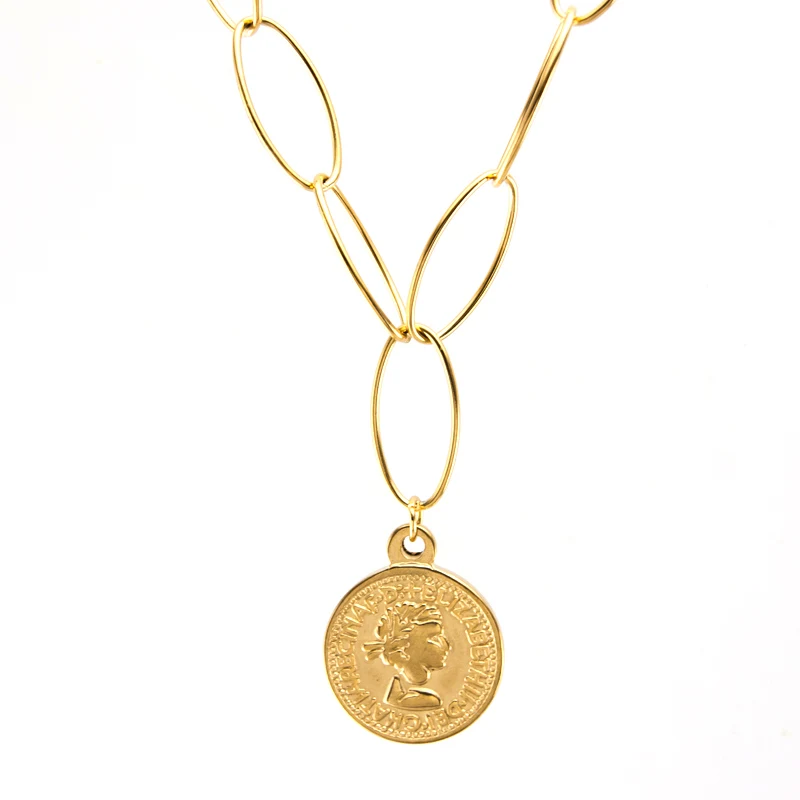 Stainless Steel Chain Coin Penny Cent 
