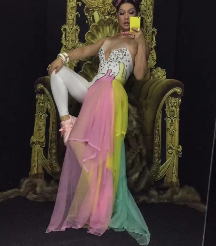 Colorful-Rhinestones-Bodysuit-Leggings-Costume-Female-Singer-Stage-Wear-Mash-Skirt-Dance-WEAR-Party-Stretch-Jumpsuit