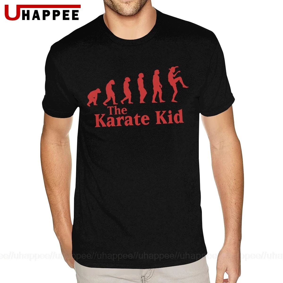 Детская Эволюционная Красная футболка The Karate мужские гранж-футболки в стиле