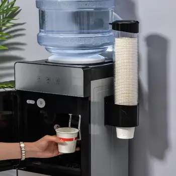 

Disposable Paper Cup Holder Automatic Water Dispenser Cup Holder Storage Rack Cups Wall-Mounted Container Pull Dispenser Shelf