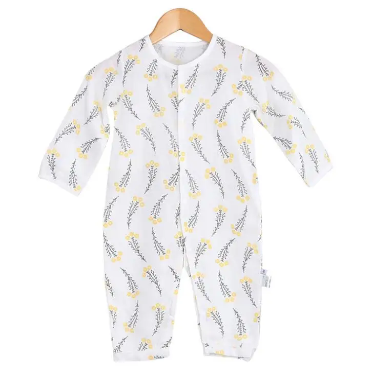 Платье для новорожденной, комбинезон для сна, детские пижамы, спальный мешок для малышей, хлопковые комбинезоны, дышащие летние для младенцев, BHB011 - Цвет: BHB011A