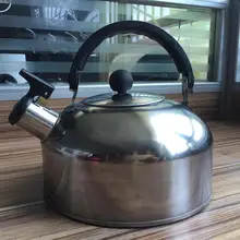 Полусферический из нержавеющей стали с плоским дном кипяченый чайник портативный кухонный чайник для Воды Плита