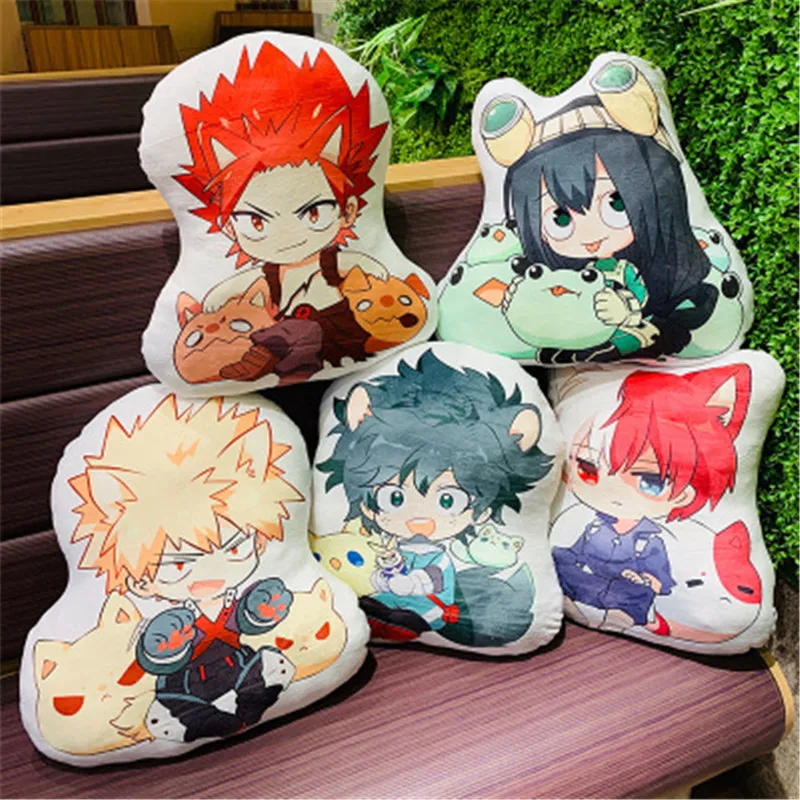 My Hero Academia Подушка игрушка мультфильм аниме изюку бакугу Тодороки Tsuyu Kirishima Eijiro