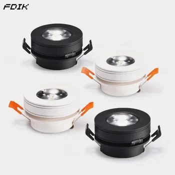 

Rotate 360° Folding Recessed Round COB LED Downlights 7W/12W LED Ceiling Spot lights Background Painting Lamps Indoor Lighting