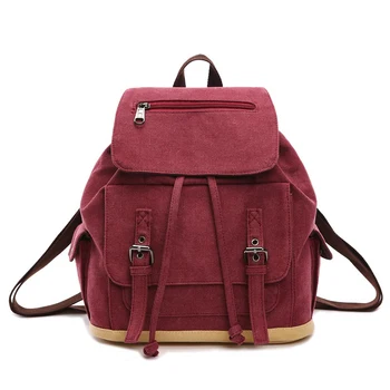 

Red color top quality canvas men backpack Outdoor travel backpack Camping Large Capacity backpack for male 200825-91