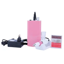 Портативный электрический сверлильный станок для ногтей, профессиональный маникюрный станок, перезаряжаемая ручка для дизайна ногтей для женщин, инструмент для красоты ногтей