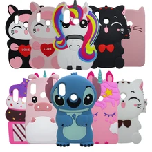 Для huawei Y7 Prime чехол мягкий силиконовый для huawei Y7 Pro чехол-накладка с единорогом из мультфильма милая сумка для huawei Y7