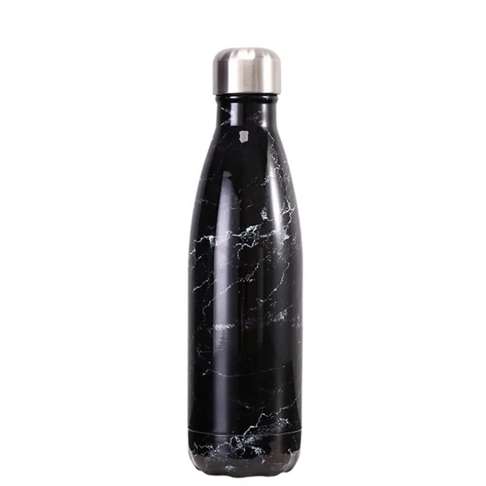 500 мл портативная бутылка для воды с вакуумной изоляцией из нержавеющей стали Герметичный Термос с двумя стенками горячий/холодный 500 мл для путешествий на открытом воздухе