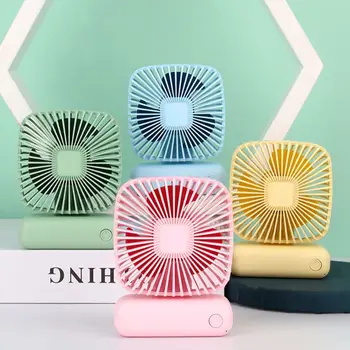 

Portable Mini Desktop Fan Simple Handheld Air Cooling Tool USB Rechargeable 3 Speeds for Home Office Travel Camping Outdoor