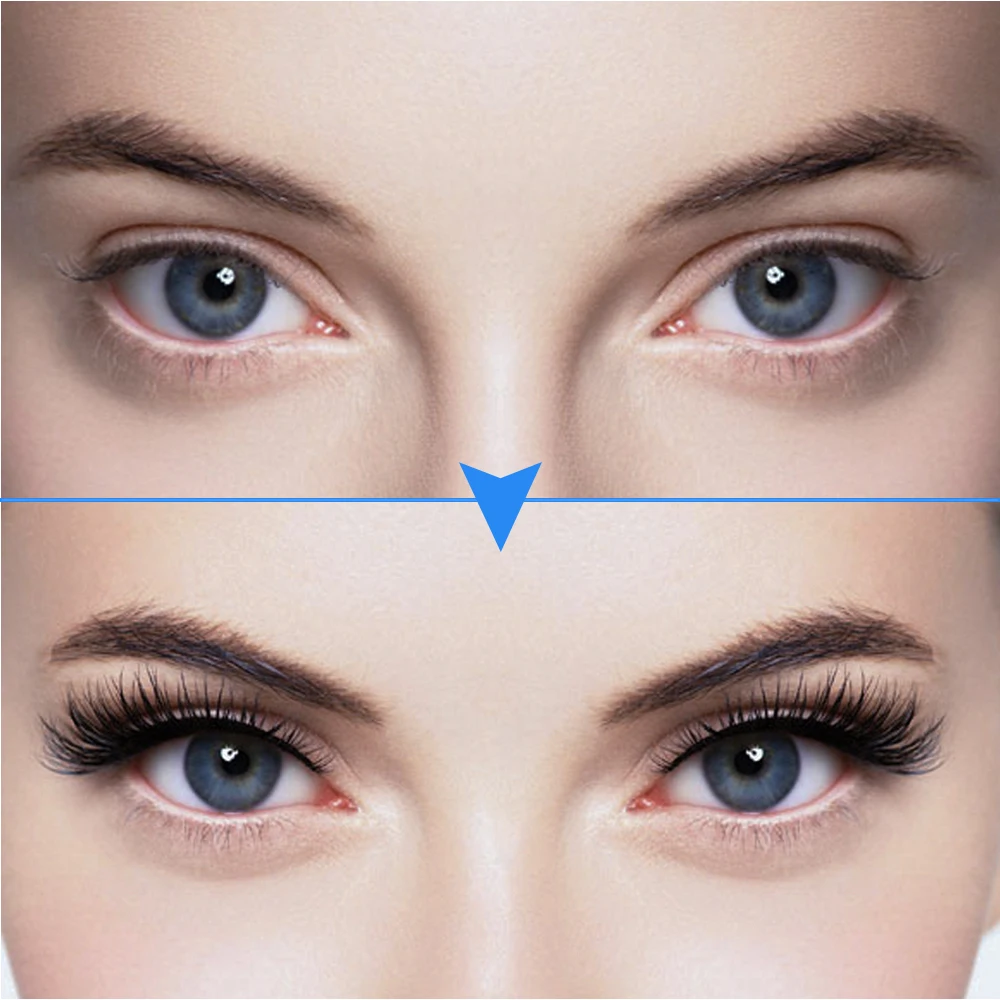 5Pairs 5D Magnetic False Eyelashes Liquid Eyeliner Kit Reusing Comestic Magnet Fake Eyelashes Fiber Lashes Comfortable 4