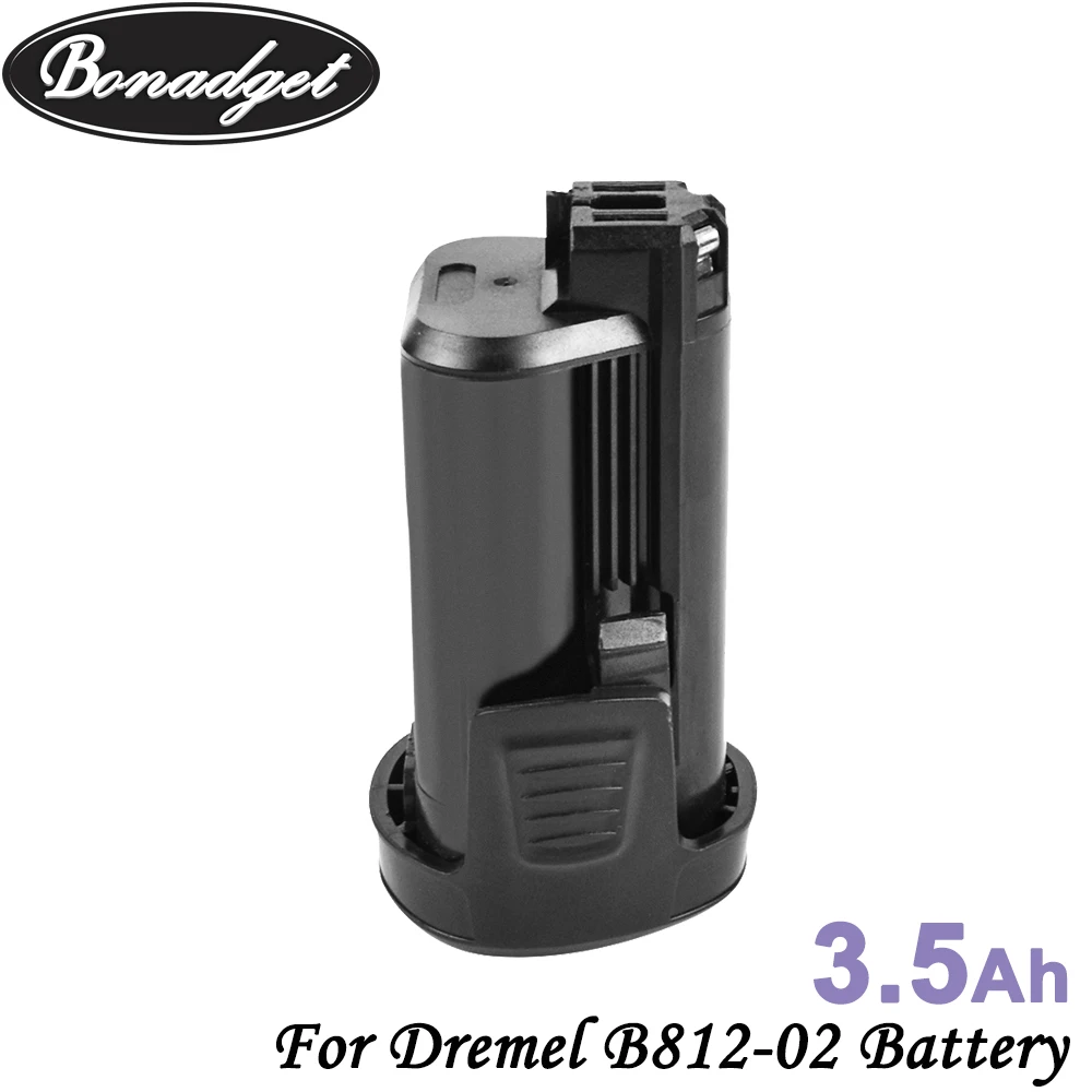 

Bonadget 12V 3500mAh Li-ion Rechargeable Battery For Dremel B812-02 8200 8300 B812-01 Replacement Hand Drill Power Tools Battery